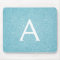 Blauwgroen blauwe sparkle Glitter monogram naam Mo