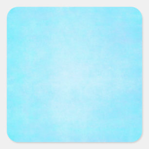 Blauwgroen blauwe Waterverf Sjabloon blanco Vierkante Sticker
