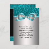 Blauwgroen Blauwe Zebra Bat Mitzvah RSVP