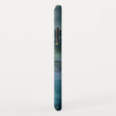 Blauwgroen Blue Galaxy Gold Stars Celestial Sky Mo Case-Mate iPhone Case (Achterkant/rechts)