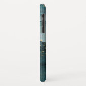 Blauwgroen Blue Galaxy Gold Stars Celestial Sky Mo Case-Mate iPhone Case (Achterkant/links)