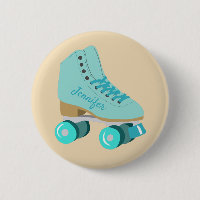 Blauwgroen Blue Retro Quad Roller Schaats, speciaa