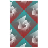 blauwgroen bogungothit tafelkleed (Voorkant)