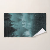 Blauwgroen bosecolaxie Dream #1 #decor #art Bad Handdoek (Handdoek)