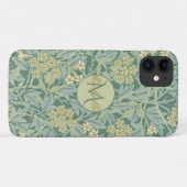  Blauwgroen botanische en groene flora Case-Mate iPhone Case (Achterkant (horizontaal))