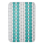 Blauwgroen breuk badmat (Voorkant Verticaal)