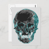 Blauwgroen Briefkaart (Voorkant / Achterkant)