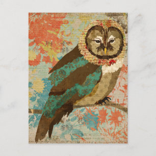 Blauwgroen Briefkaart