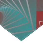 blauwgroen buikspin tafelkleed (Gekanteld)