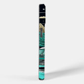  Blauwgroen camper in de bergen Case-Mate iPhone Case (Achterkant / Rechts)