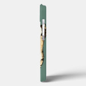 Blauwgroen Conch Shell Case-Mate iPhone Case (Achterkant / Links)