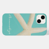 Blauwgroen crème van de zeeglever Case-Mate iPhone case (Achterkant (horizontaal))