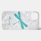 Blauwgroen Dragonfly aangepast iPhone X-hoesje Case-Mate iPhone Case (Achterkant (horizontaal))