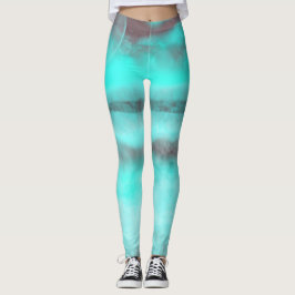 Blauwgroen droom leggings