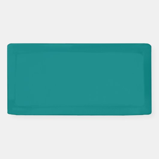 Blauwgroen effen kleur | Klassiek | Elegant Spandoek (Horizontaal)