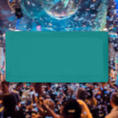 Blauwgroen effen kleur | Klassiek | Elegant Spandoek