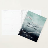 Blauwgroen, Emerald, Navy en Silver Geode Agate We Planner (Display)