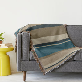 Blauwgroen en aanraakcirkels deken