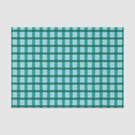 Blauwgroen en blauw platform tissuepapier