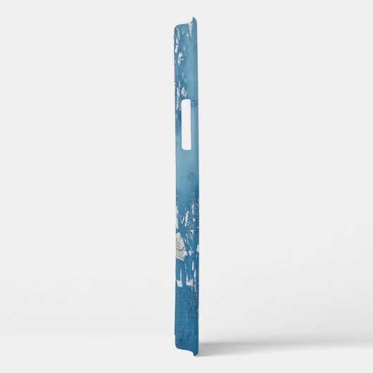 Blauwgroen en bruin houten plaat Case-Mate iPhone case (Achterkant / Rechts)