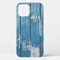 Blauwgroen en bruin houten plaat