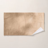 Blauwgroen en bruin ontwerp-monogrammen bad handdoek (Handdoek)