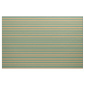 Blauwgroen en bruine lijnen stof (Fat Quarter)