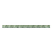 Blauwgroen en geel patroonpatroon lint (Voorkant)
