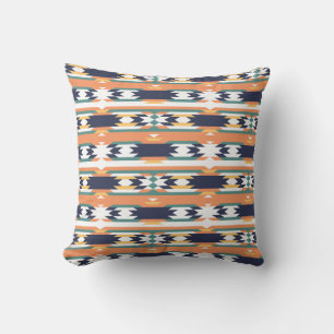 Blauwgroen en gele Native American Pillow Kussen