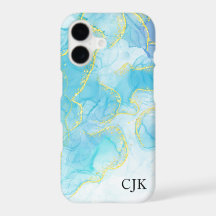 Blauwgroen en goud