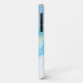 Blauwgroen en goud Case-Mate iPhone case (Achterkant/links)
