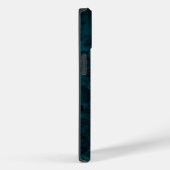 Blauwgroen en goudAgate Case-Mate iPhone Case (Achterkant / Rechts)