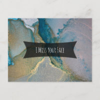 Blauwgroen en goudalcoholinkt die ik mis.