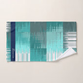 Blauwgroen en grijze handdoekset bad handdoek (Handdoek)