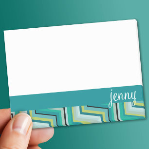 Blauwgroen en groene jenny post-it® notes