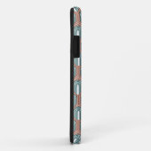 Blauwgroen en Koper Case-Mate iPhone Case (Achterkant/rechts)