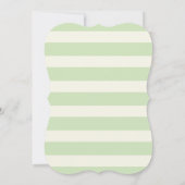 Blauwgroen en lichte groene Unicorn Kaart (Achterkant)