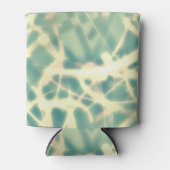 Blauwgroen en lichtgevoelige webben op een koelbox blikjeskoeler (Voorkant)