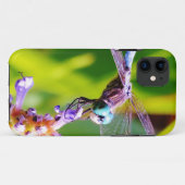 Blauwgroen en paarse dragonvlieg Case-Mate iPhone case (Achterkant (horizontaal))
