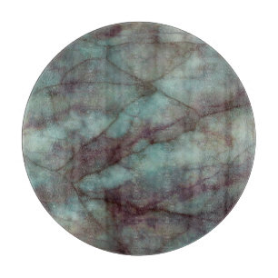 Blauwgroen en Paarse fluorite marmer Snijplank
