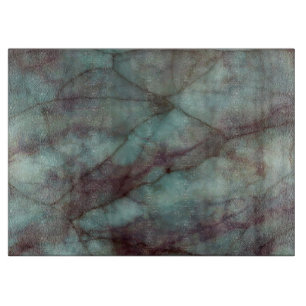 Blauwgroen en Paarse fluorite marmer Snijplank