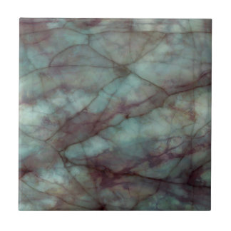 Blauwgroen en Paarse fluorite marmer Tegeltje