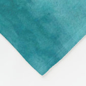 Blauwgroen en perforeel fleece deken (Hoek)