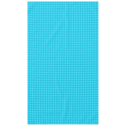 Blauwgroen en Turquoise Blue Lattice Pattern Tafelkleed (Voorkant)