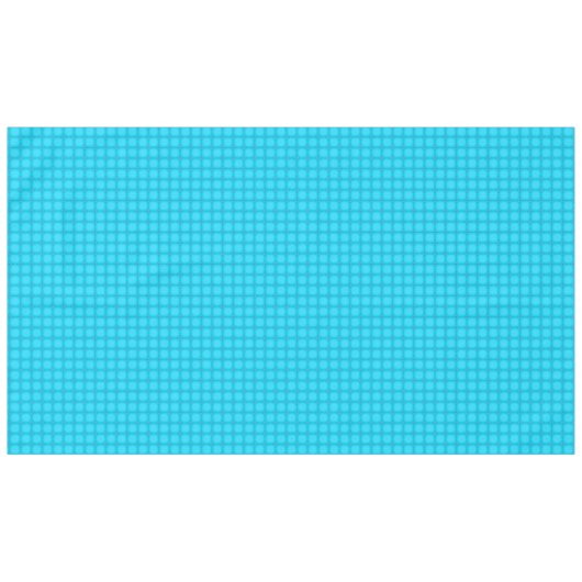 Blauwgroen en Turquoise Blue Lattice Pattern Tafelkleed (Voorkant (Horizontaal))