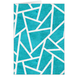 Blauwgroen en wit mozaïekpatroon