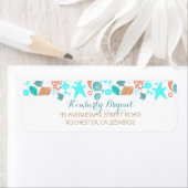 Blauwgroen en witbruiloft met turquoise etiket (Insitu)