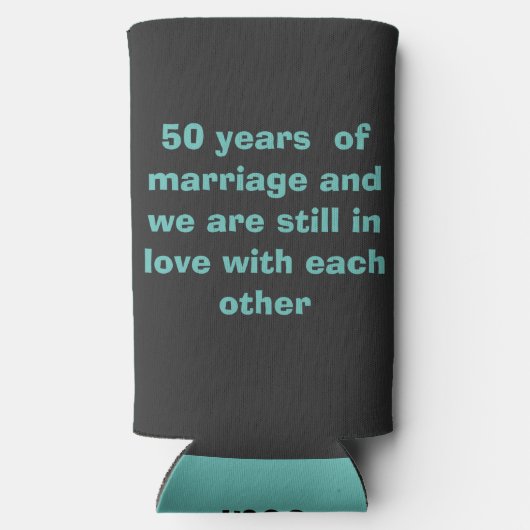 Blauwgroen en zilveren harten , 50ste trouwdag (Achterkant)