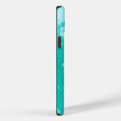 Blauwgroen foto met inktvulling Case-Mate iPhone case (Achterkant / Rechts)