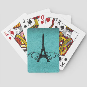 Blauwgroen  Frans Vlaanderen Speelkaarten